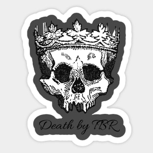 Death by TBR Sticker